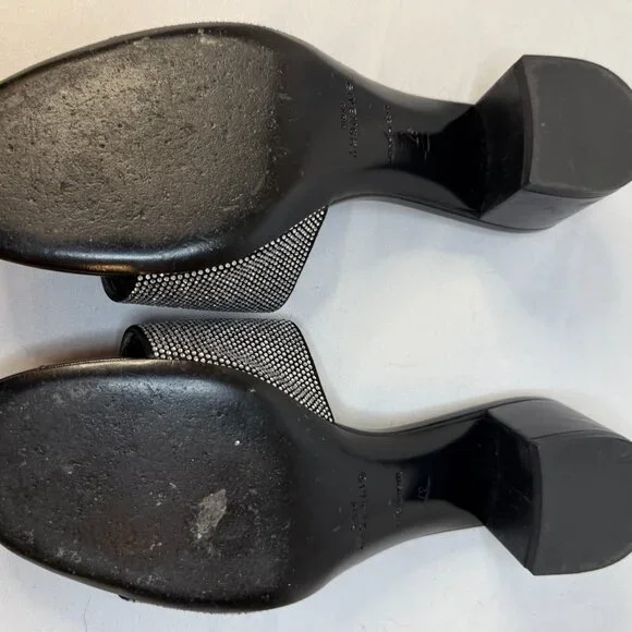 Givenchy Crystal 4G Lambskin Mules – Black Excellent Condition - Picture 4 of 4